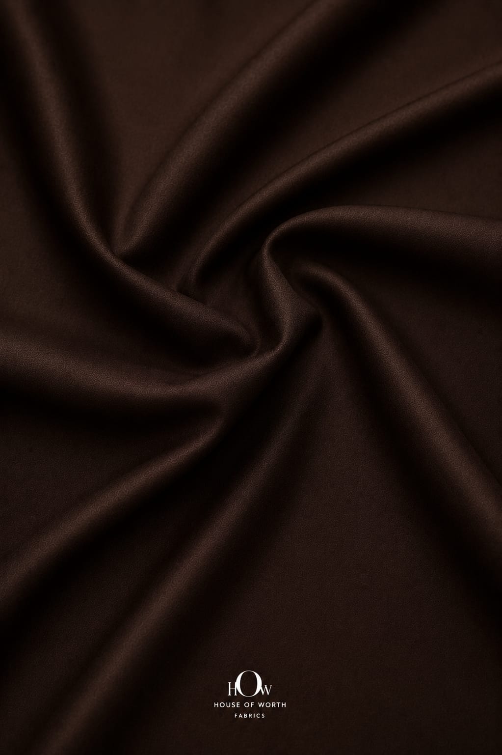 Brown imported four way Lycra fabric with a smooth surface and soft handfeel.