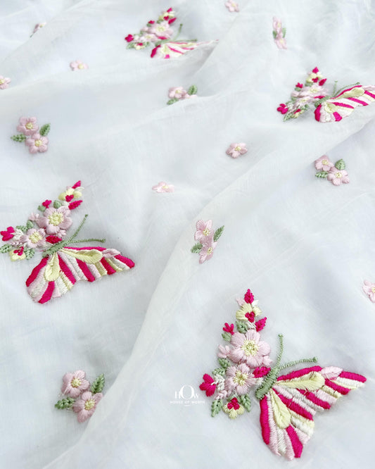 chanderi dress material fabric