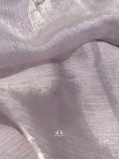Luxury silk chiffon fabric by the meter – suitable for scarves and high-end ethnic fashion.
