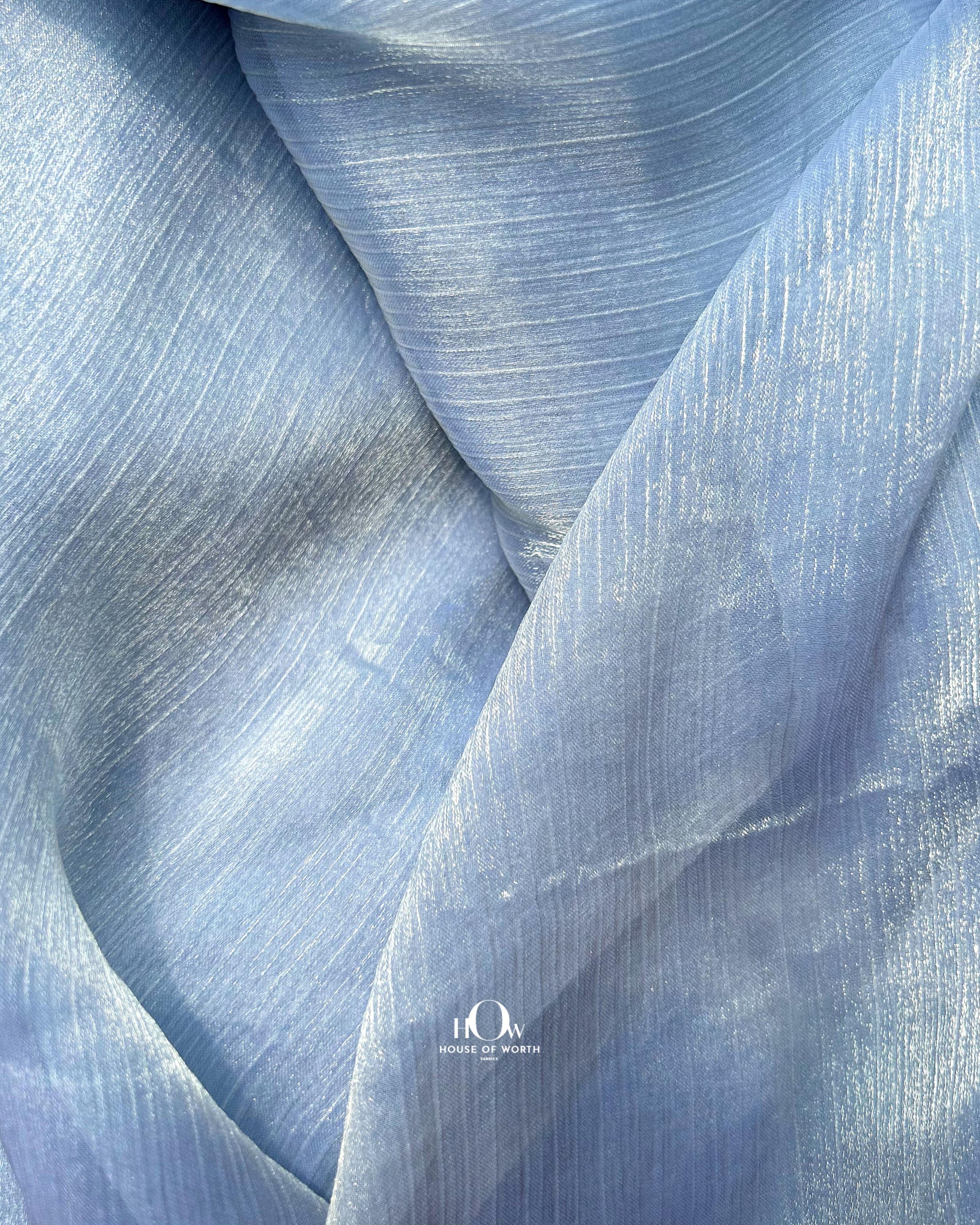 Soft silk chiffon material for eveningwear and party dresses – bulk supply via Bhiwandi.
