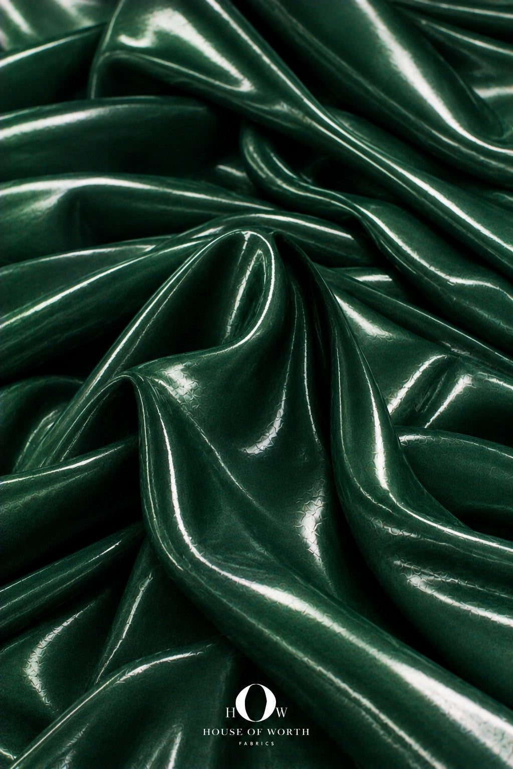 Imported dark bottle green liquid organza for dupattas and festive ethnicwear