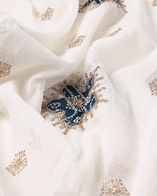 Designer Mul Chanderi cloth for kurtis and modern ethnic dresses