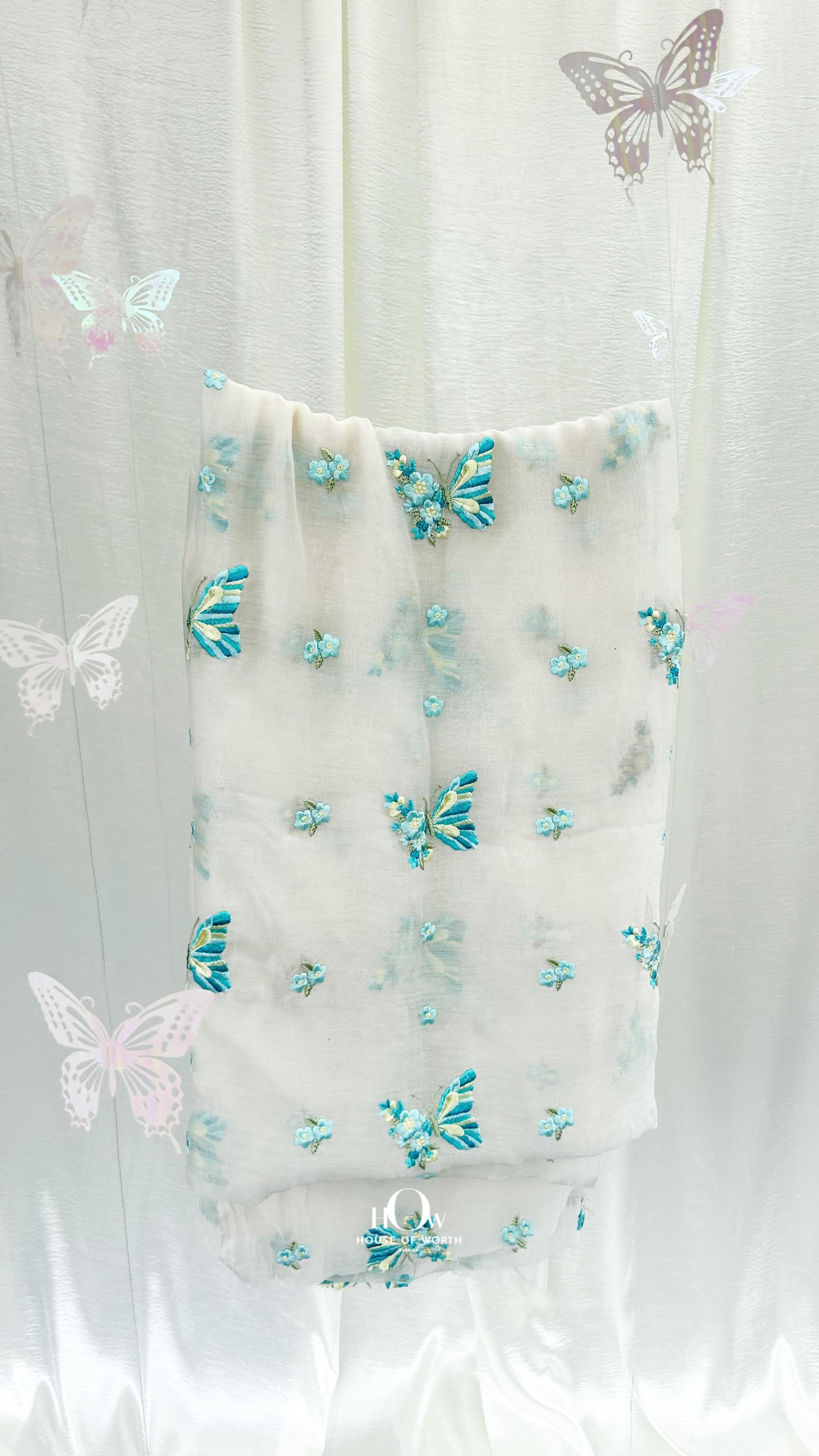 pure mul chanderi fabric for dresses