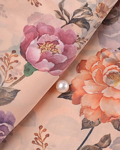 printed organza fabric