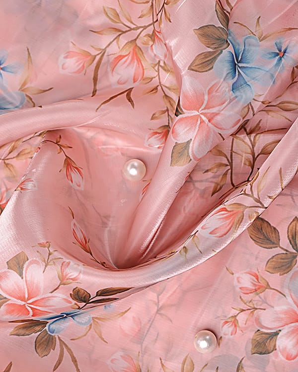 printed organza fabric