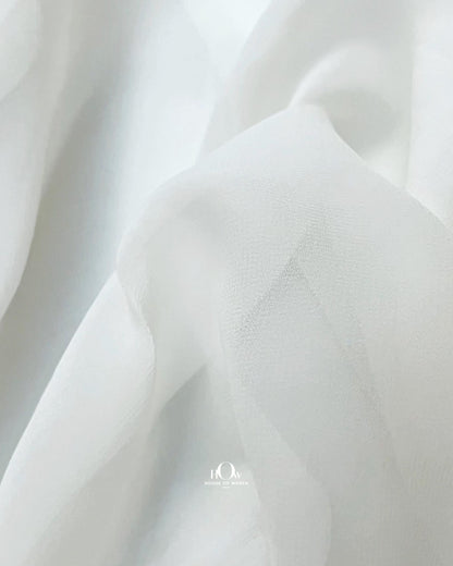 super lightweight and flowy pure georgette fabric. premium quality georgette