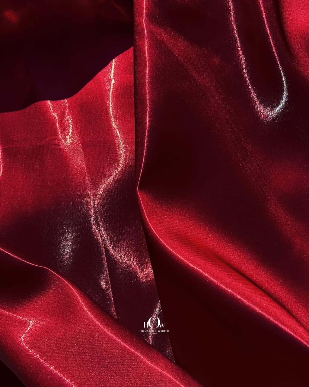 imported glass satin fabric