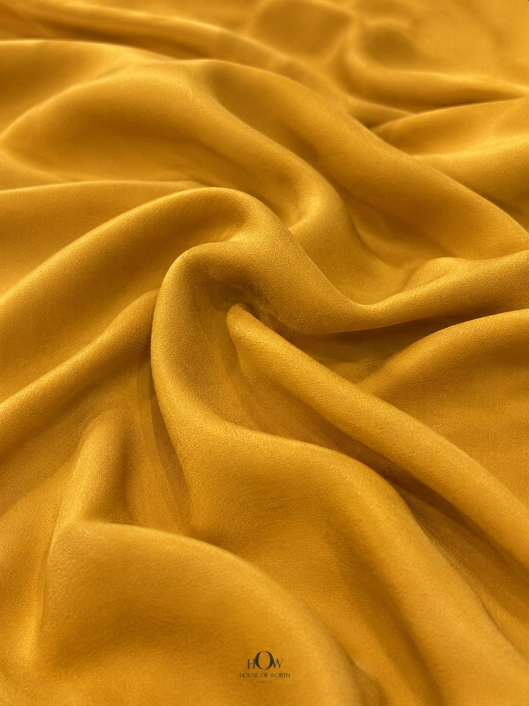 Lightweight Yellow Crepe Fabric for dresses and kurtas