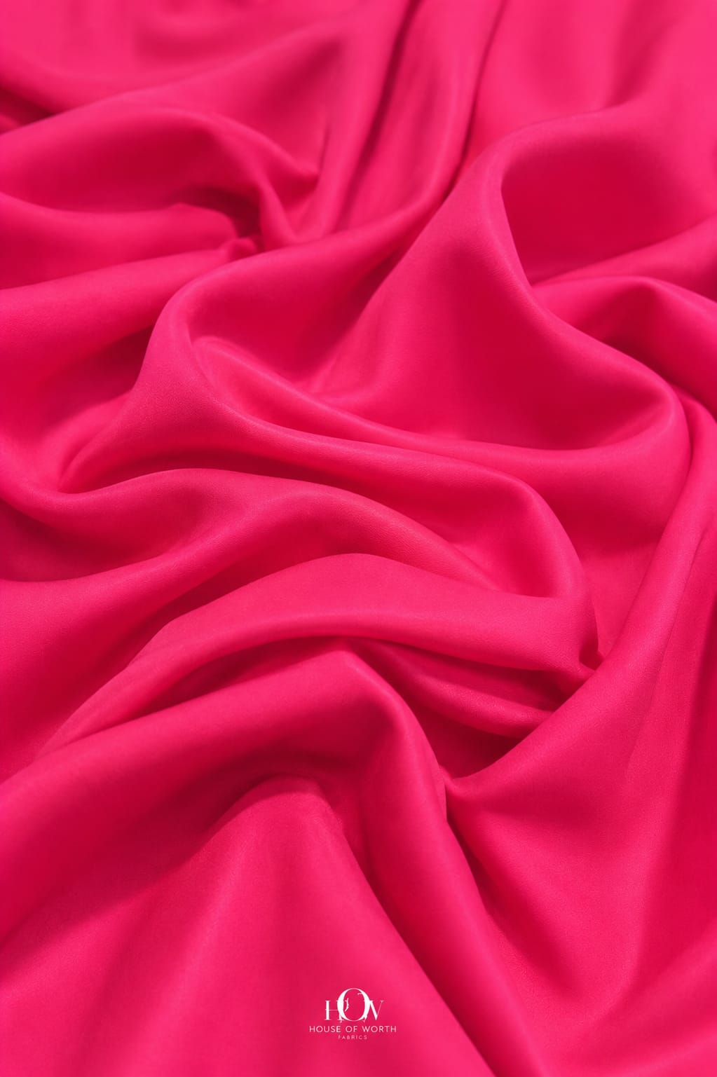 Hot pink Lycra fabric suited for leggings, lowers and activewear garments.