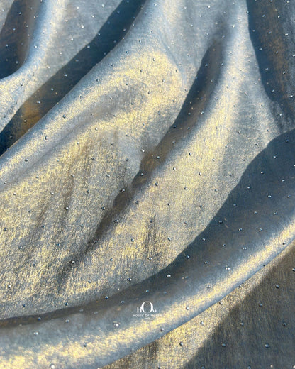 Imported stone-woven fabric, wide and lightweight for dramatic dupattas and overlays