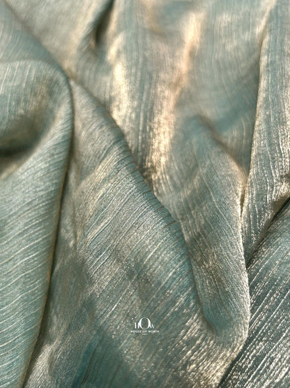 Luxury silk polyester chiffon – perfect for bridal layers and partywear, sourced by Surat importers.
