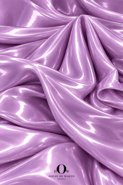 Lilac organza fabric for saree and lehenga designs