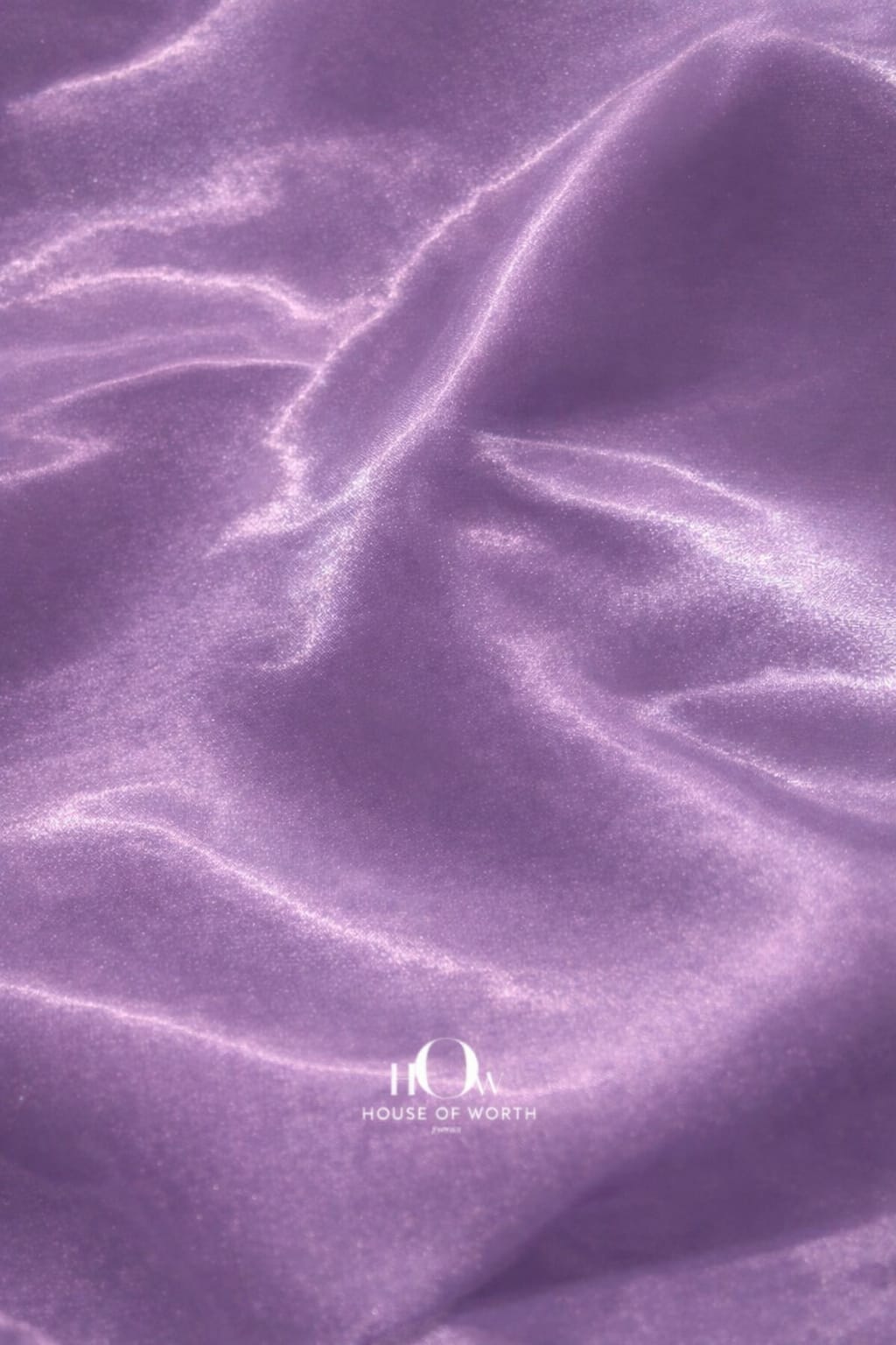 Lilac lavender imported liquid satin fabric with glossy finish