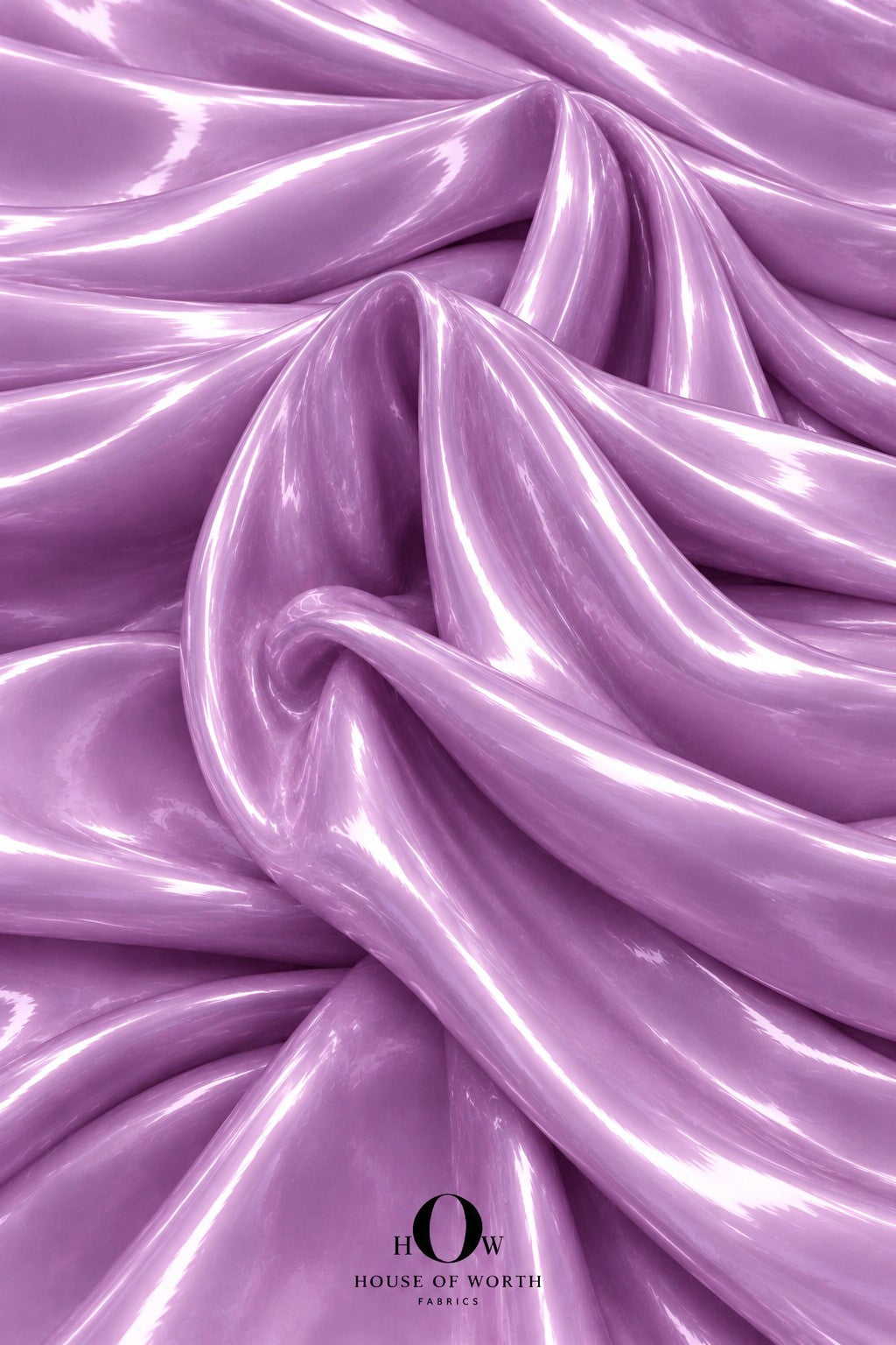 Lilac liquid organza fabric for dresses and designer gowns