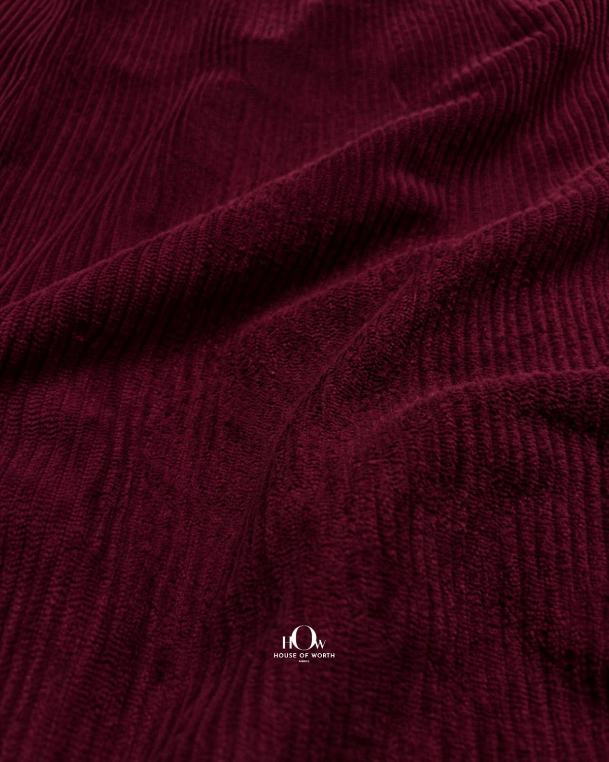 Maroon corduroy fabric for skirts, co-ord sets and contemporary western dresses