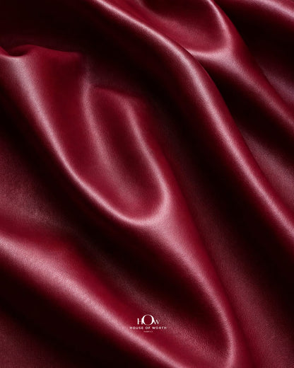 Maroon leather fabric for upholstery on sofas and chairs with flexible, easy-care surface