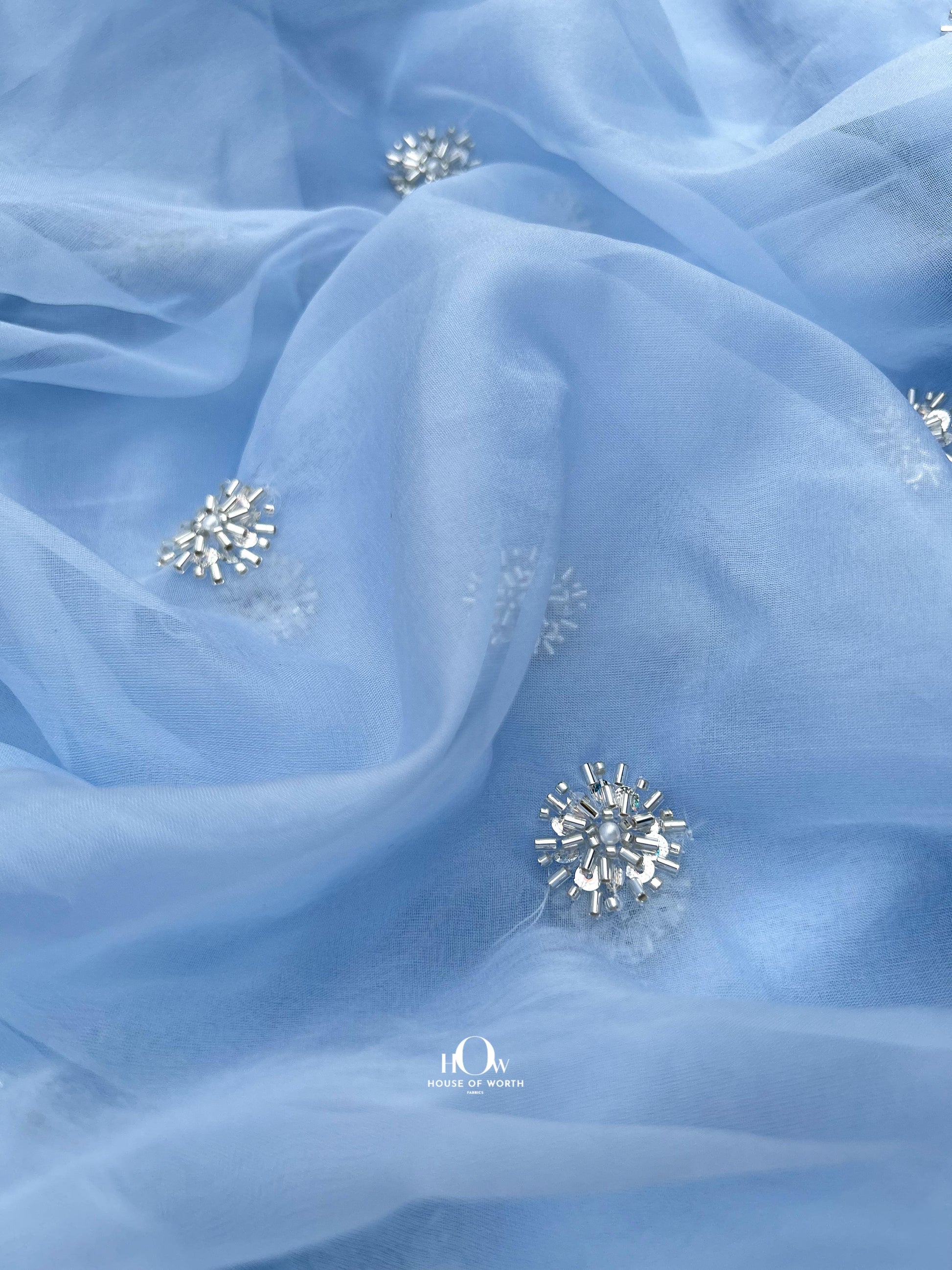 Imported organza for evening gowns, Fabric importers in Delhi