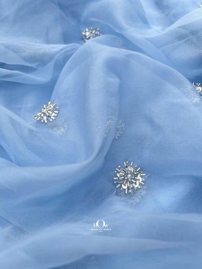 Imported organza for evening gowns, Fabric importers in Delhi