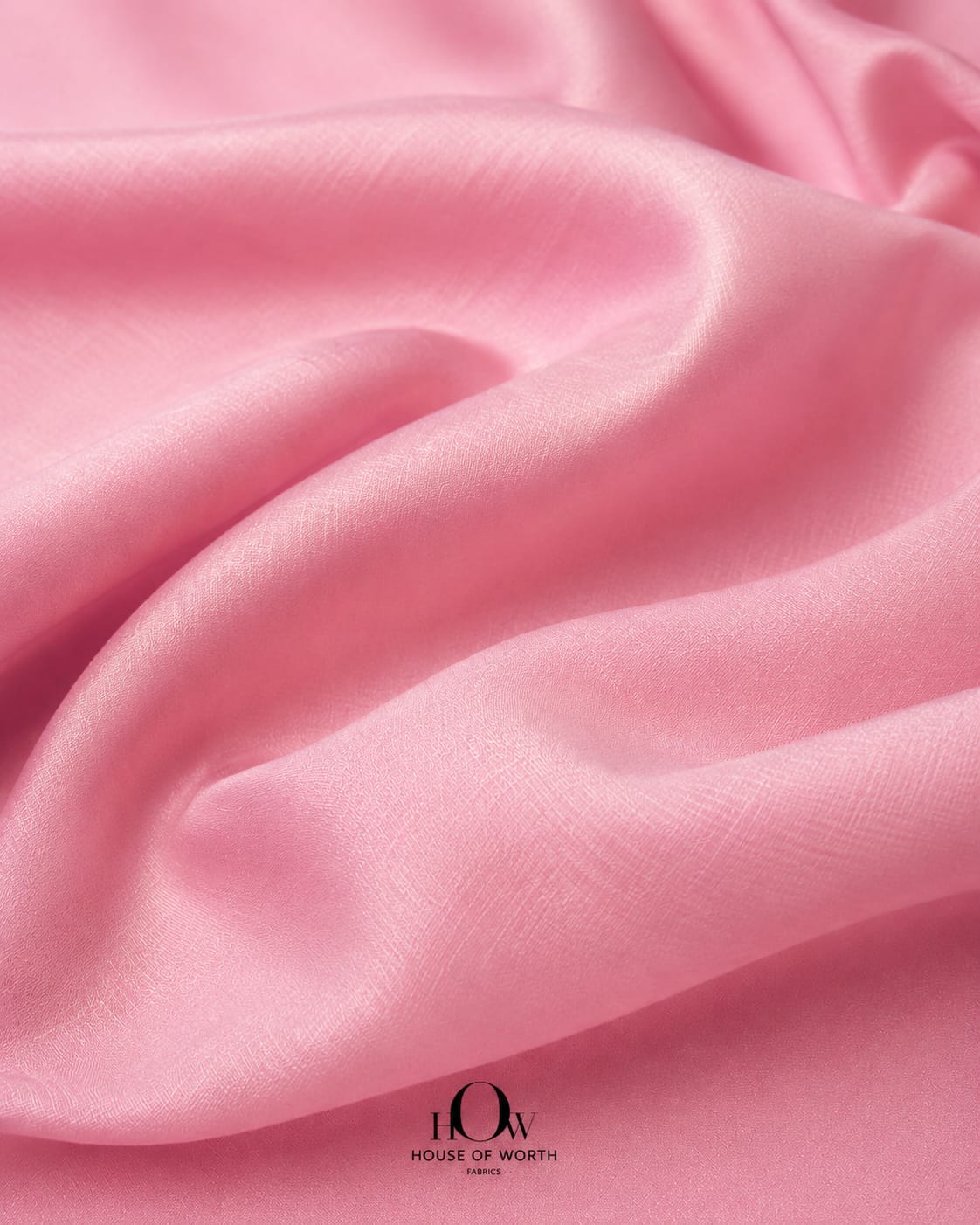 Pastel pink chanderi fabric India with lightweight festive fabric feel and graceful drape