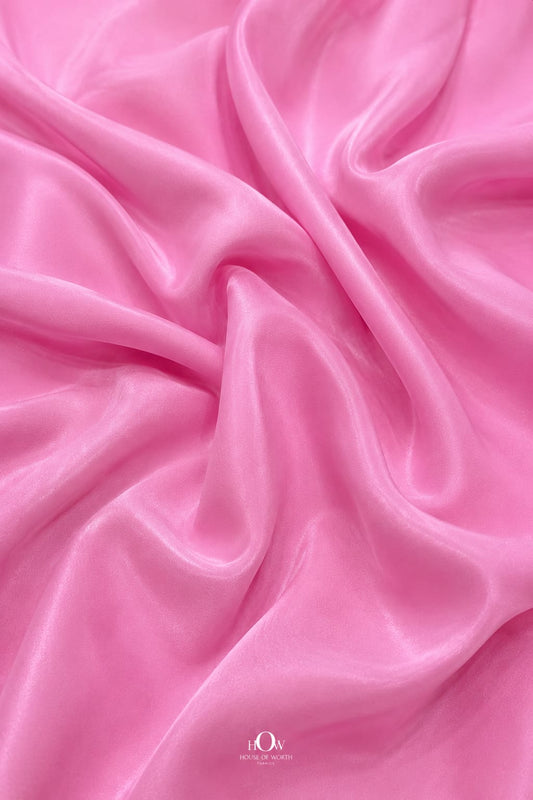 Blush Pink Crepe Fabric India with luxurious flowing finish