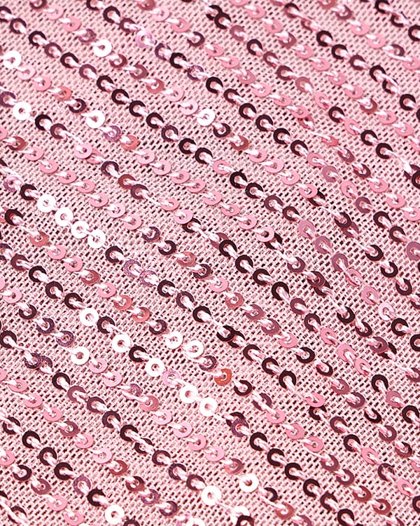 baby pink net sequins fabric