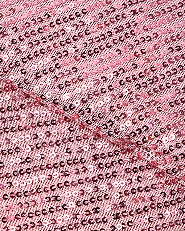baby pink sequins fabric