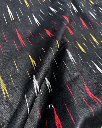 Pure cotton ikat blouse fabric, rich patterns – Pochampally sourced