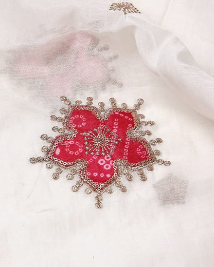 High quality Mul Chanderi textile perfect for designer kurtas and festive dresses