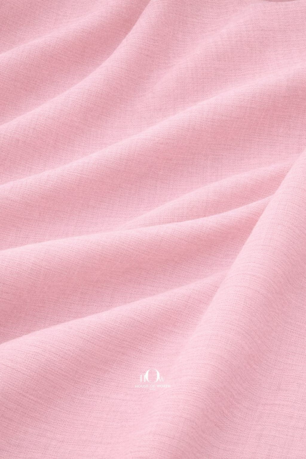 imported baby pink cotton linen fabric drape for shirts, kurtas and co ord sets