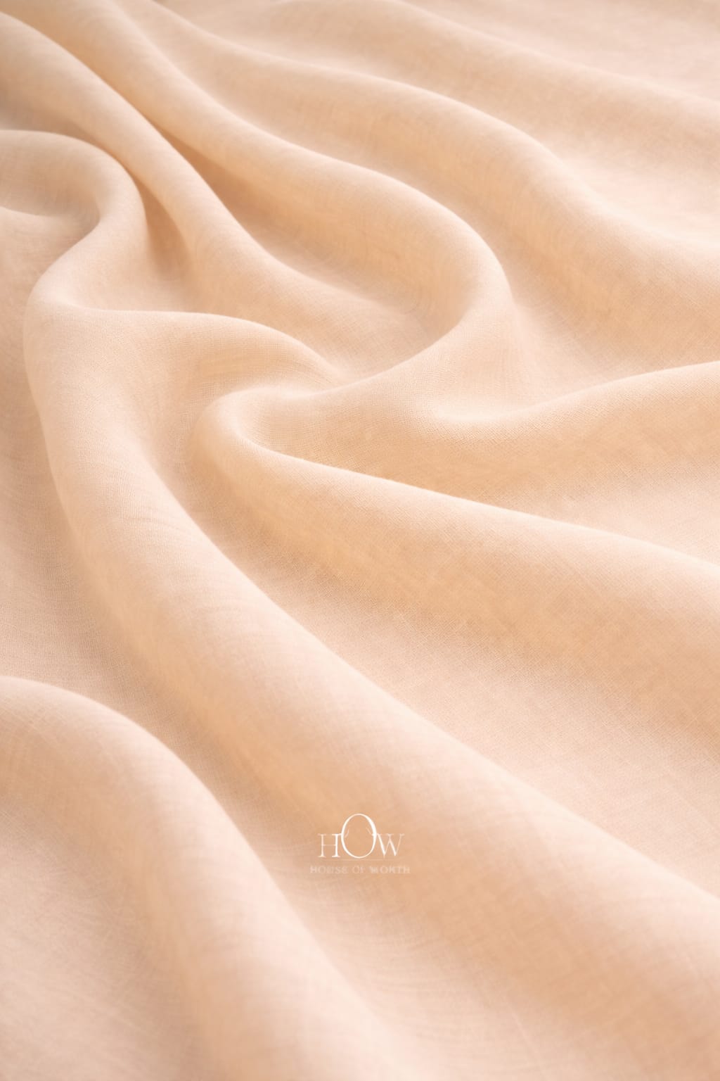 Premium imported beige cotton poplin fabric ideal for dresses and kurtas