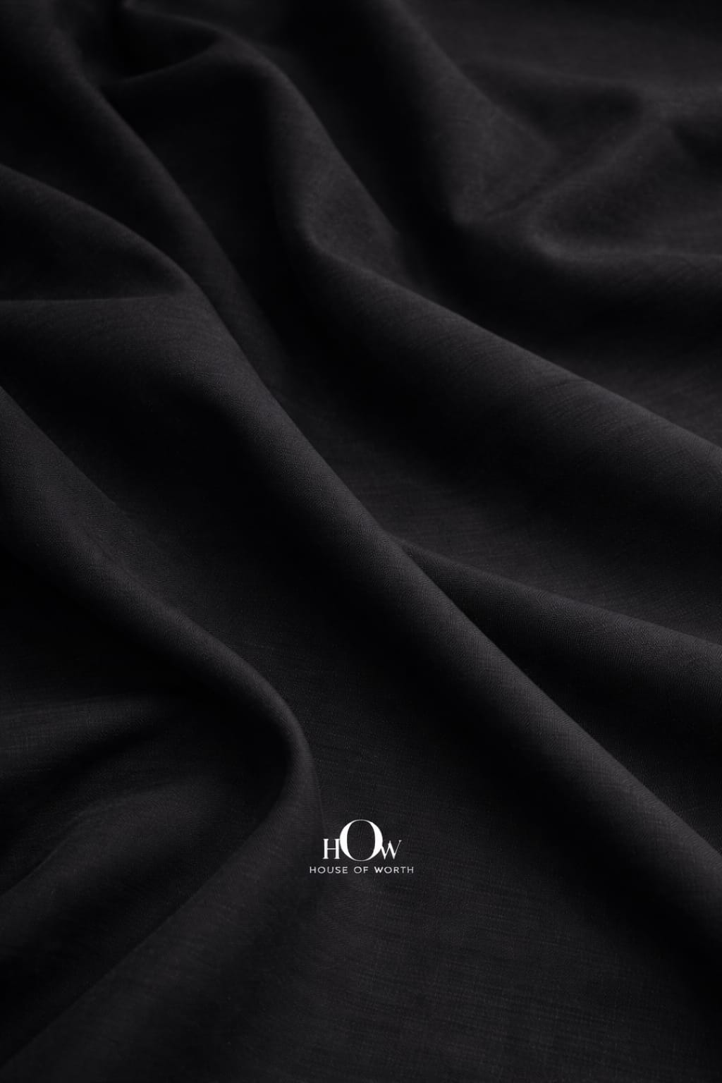Premium imported black cotton poplin fabric ideal for shirts and uniforms