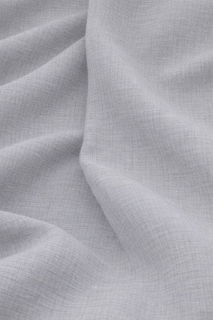 Imported grey cotton linen fabric textured finish for dresses, kurtas and boutiques