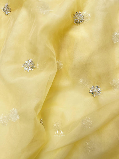 embroidered organza fabric for Indian wear. organza fabric for wedding wear