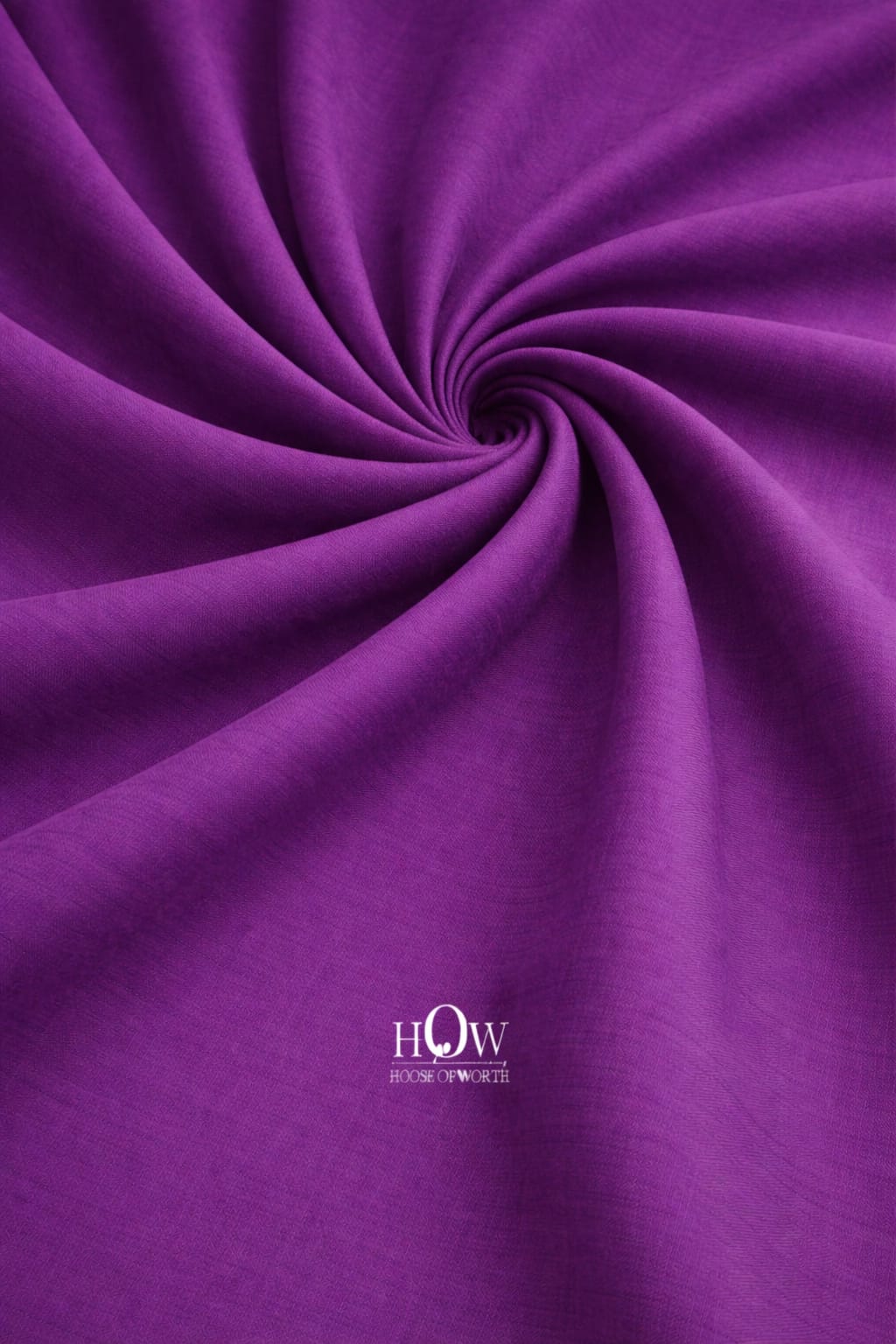 Purple cotton poplin fabric for dresses and designer garments