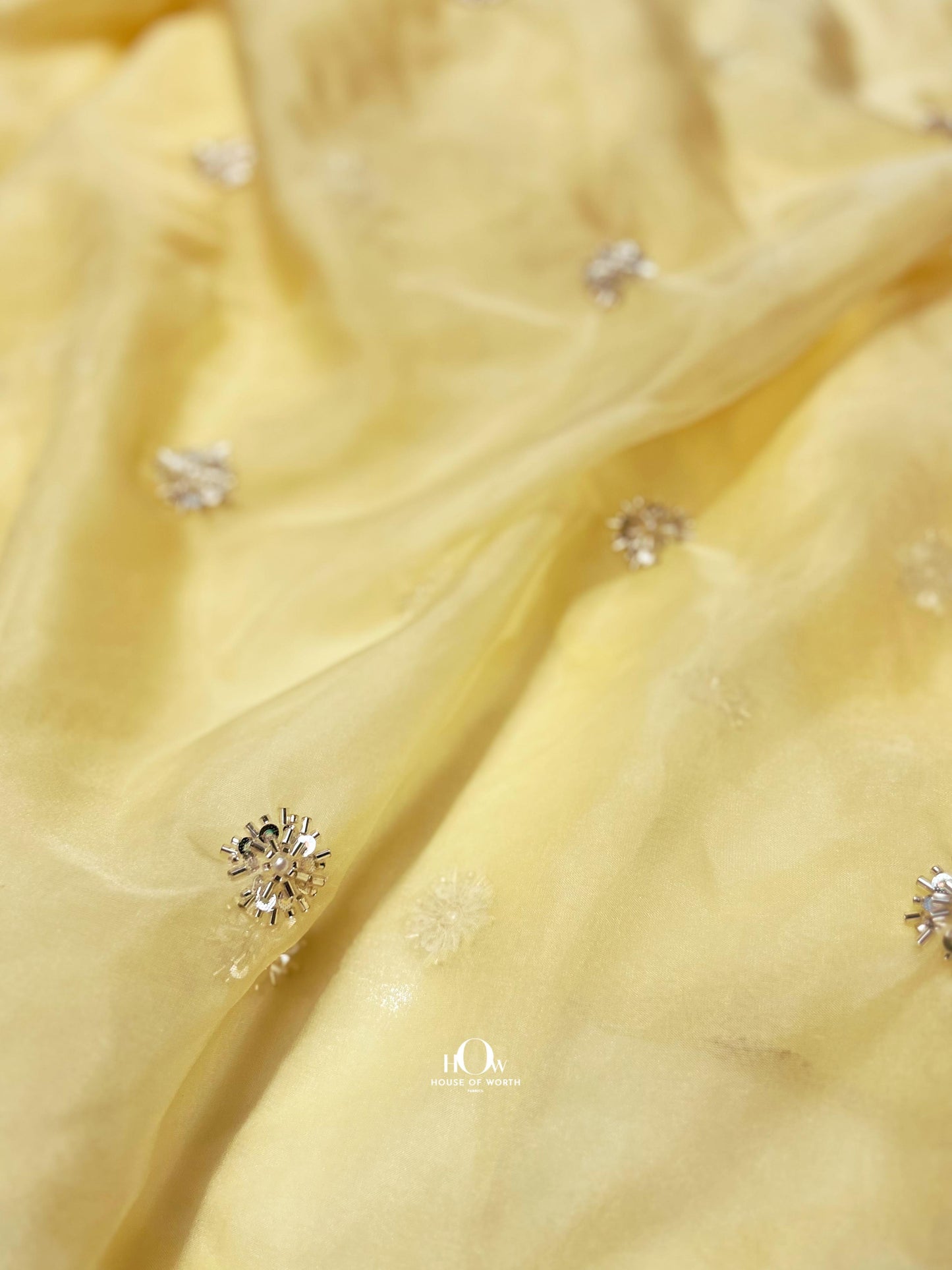 organza fabric for wedding lehenga and saree. Heavy organza fabric for bridal wear.