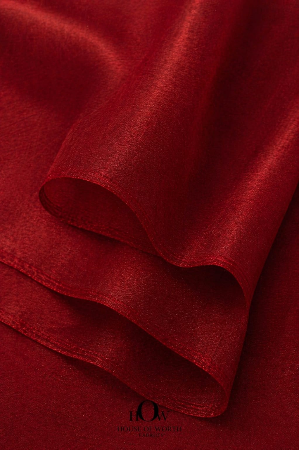 premium red banarasi tissue fabric for lehenga and saree