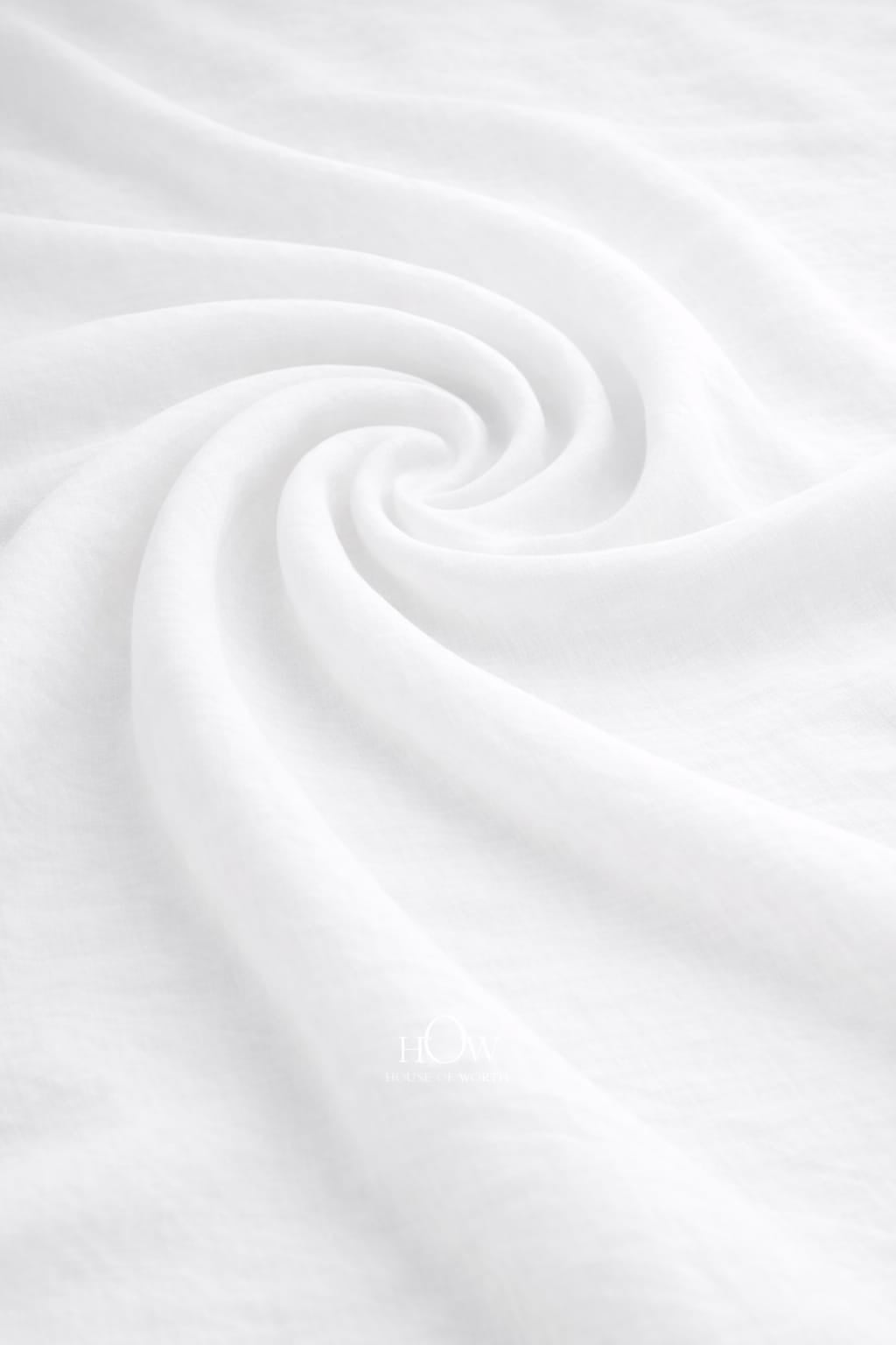 Premium white cotton poplin fabric ideal for shirts and dresses