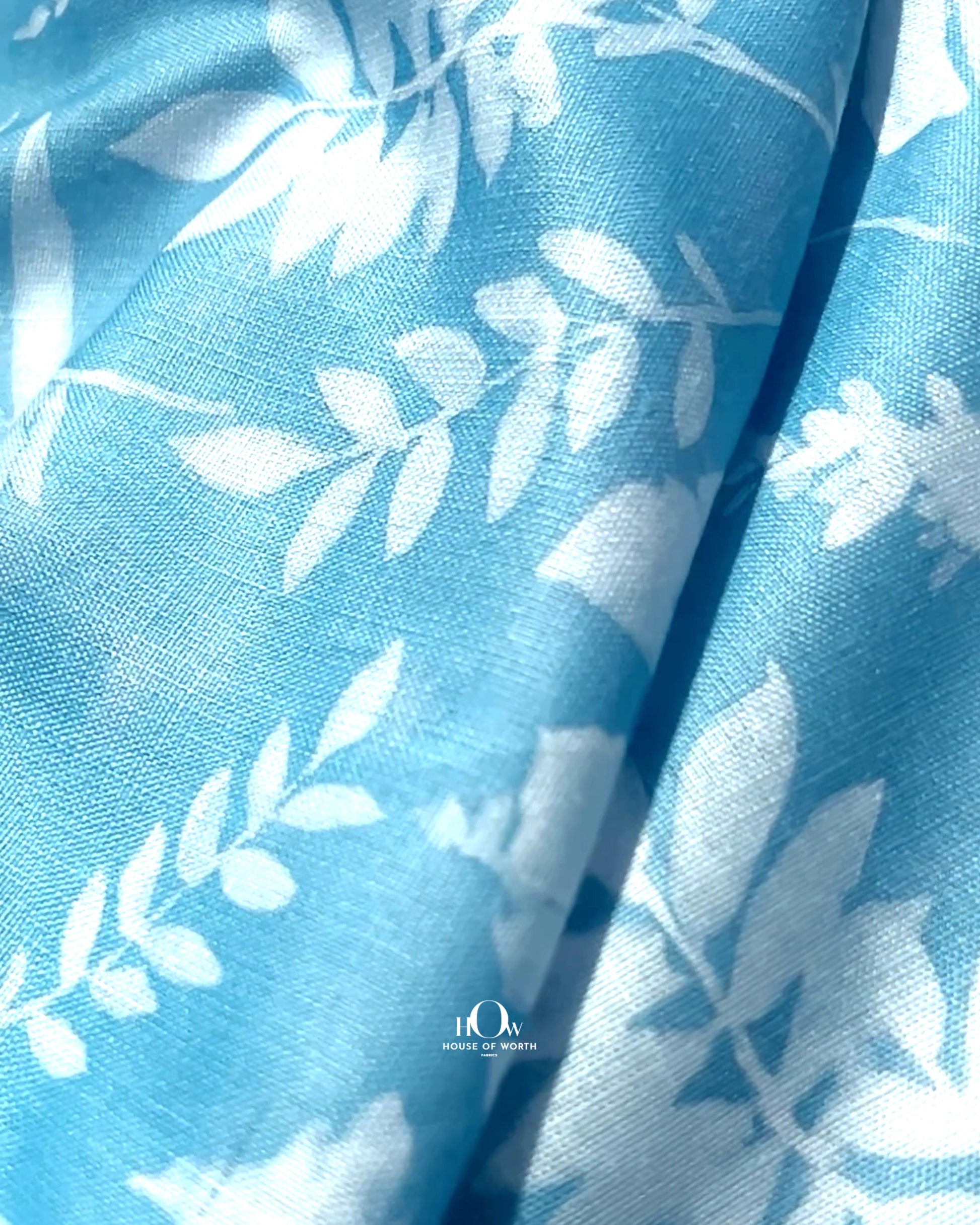 Printed cotton linen fabric for summer kurtas breathable and suppliers.
