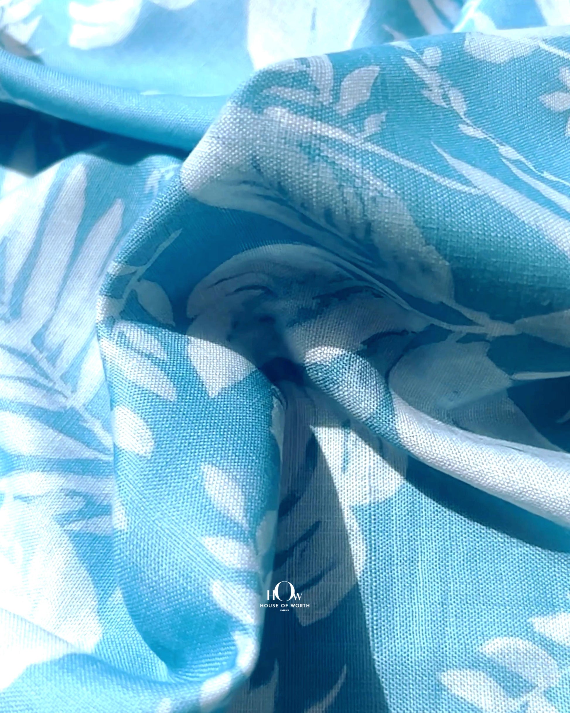 Printed cotton linen fabric for ethnic wear lightweight and soft. available in Delhi and Surat 