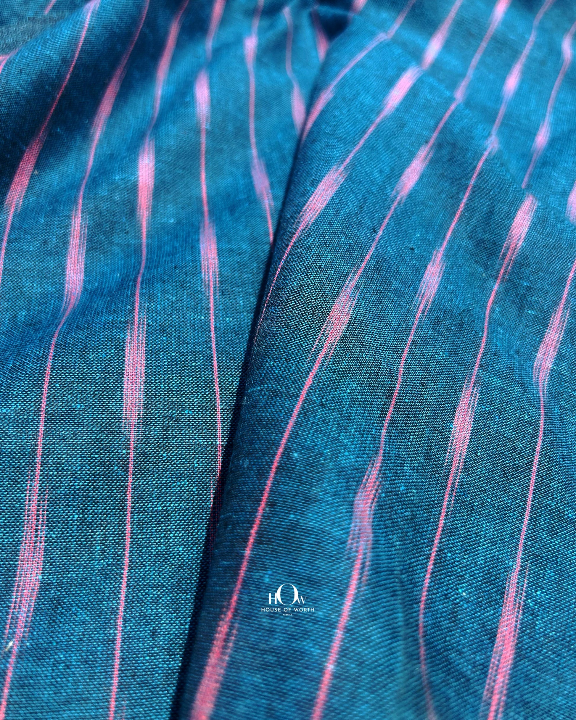 Designer cotton ikat fabric for kurta sets – shipped to Mumbai boutiques