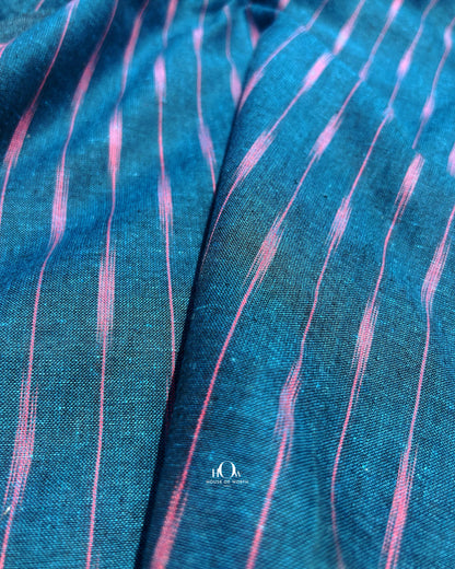 Designer cotton ikat fabric for kurta sets – shipped to Mumbai boutiques