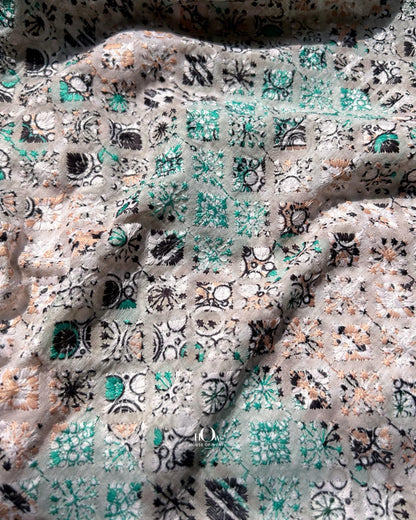 Pure Hakoba cotton fabric in Delhi, perfect for summer dresses and daily wear
