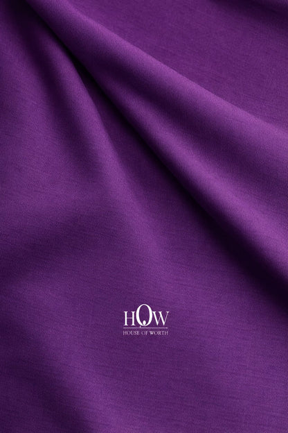 Purple imported cotton poplin fabric smooth premium textile