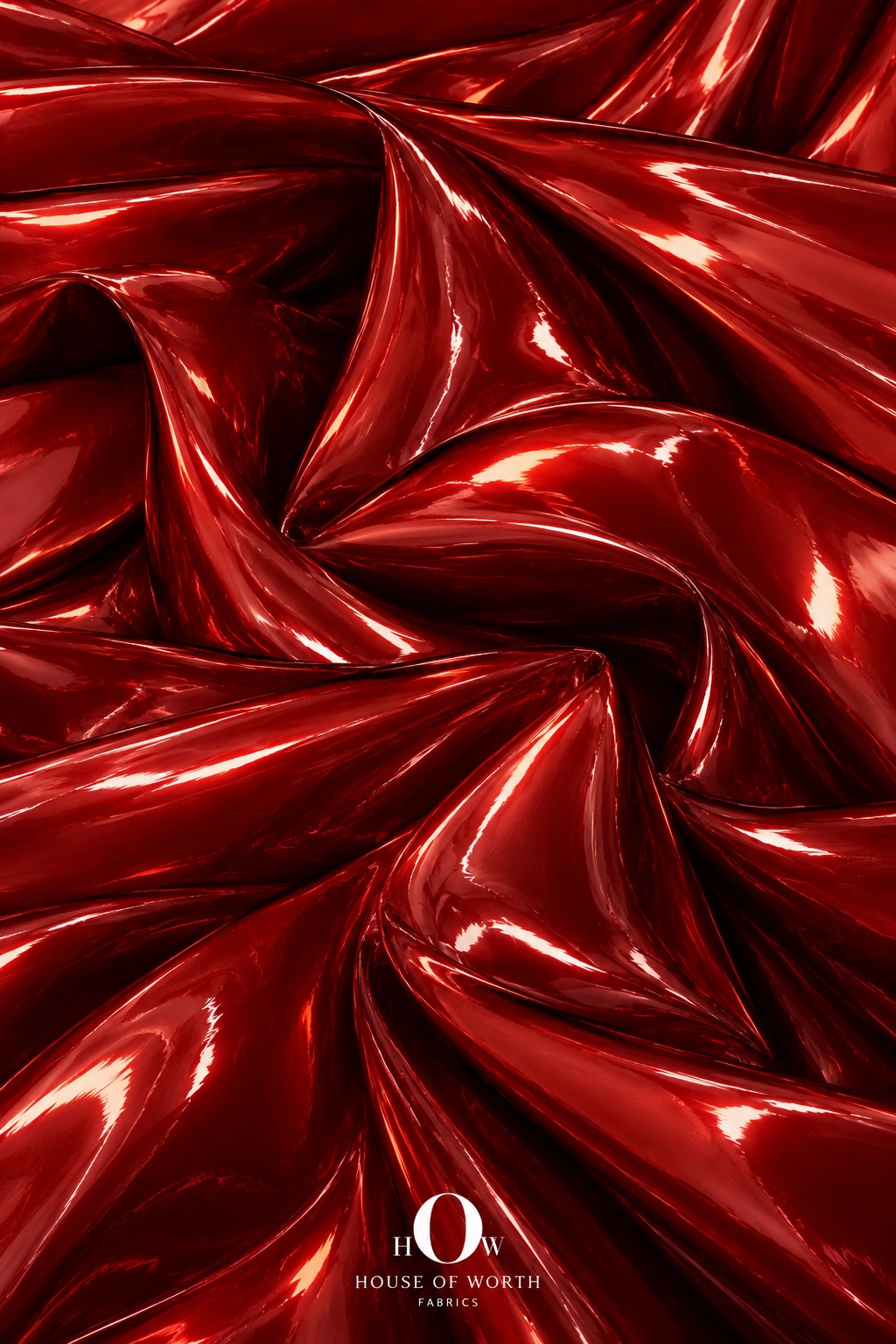 Red organza fabric for saree and lehenga designs