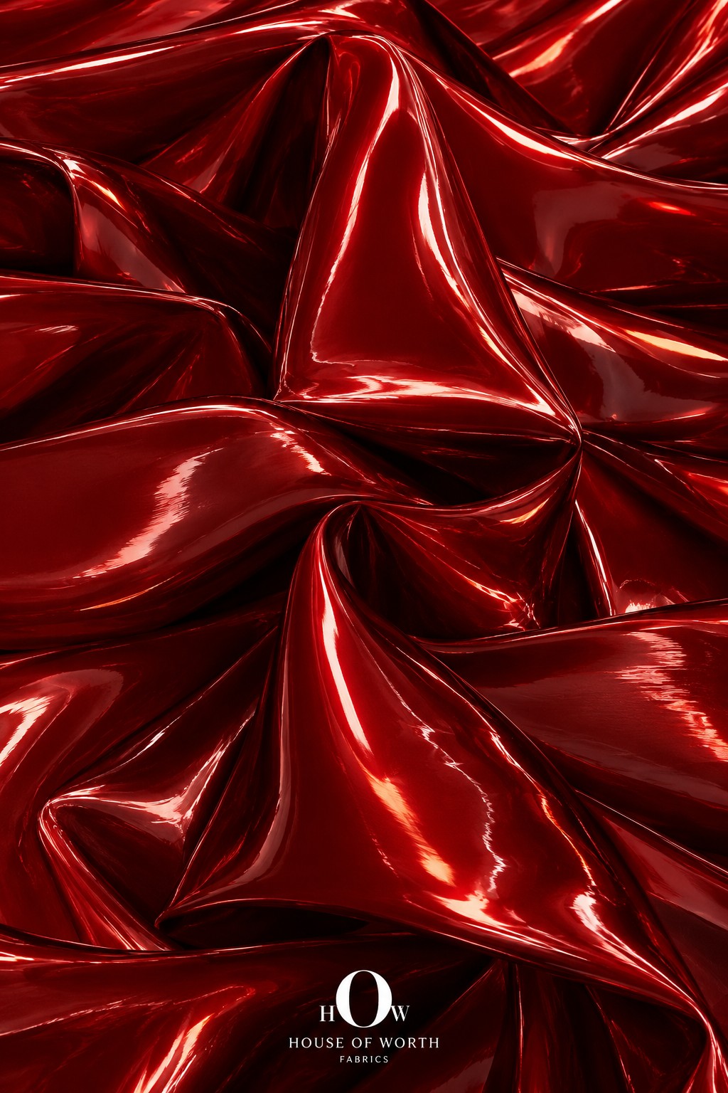 Red liquid organza fabric for dresses and designer gowns