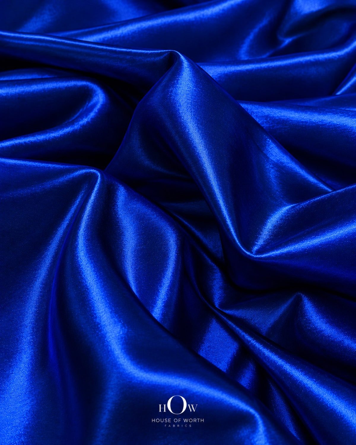 Royal blue imported metallic Disco Lycra fabric in polyester-spandex, 60 inch width