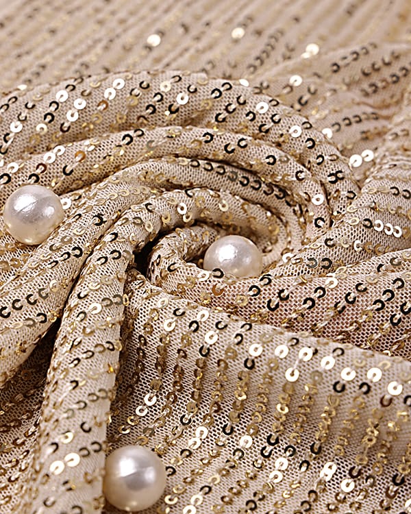 sequins on lycra