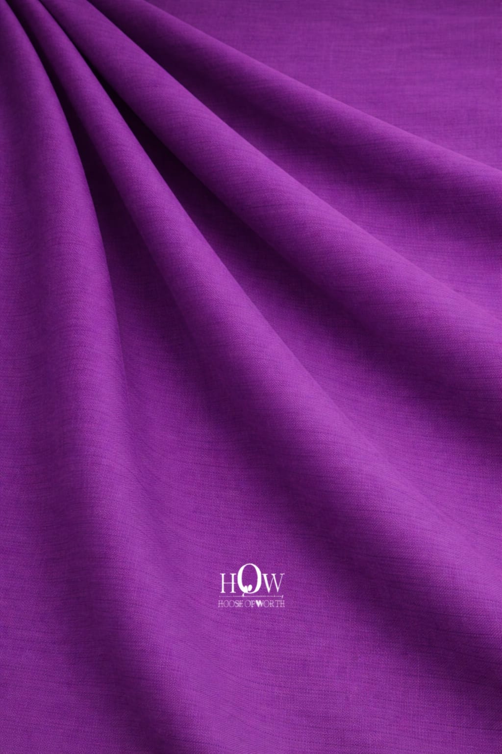 Purple cotton poplin fabric for boutique tailoring