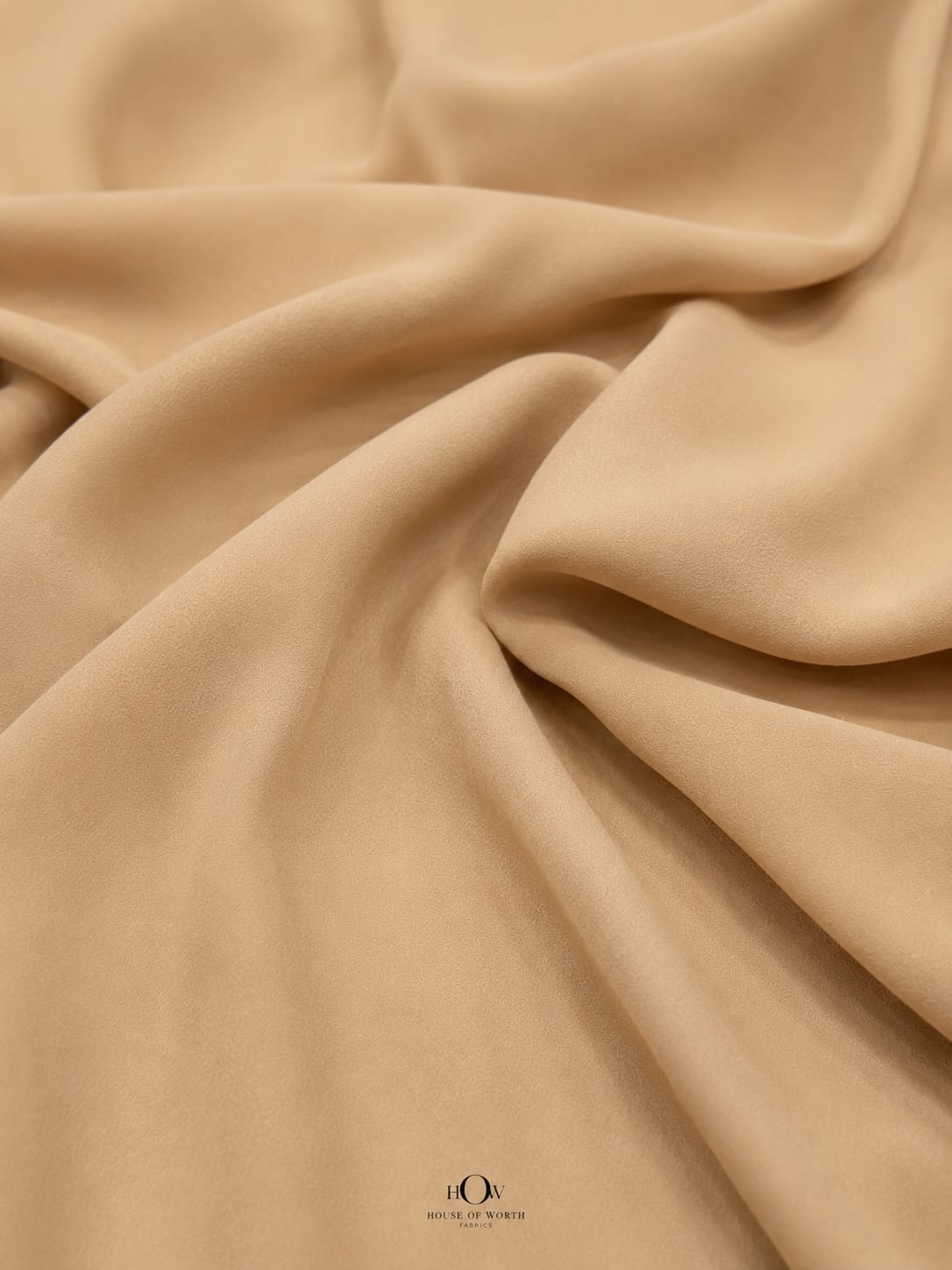 Lightweight Beige Natural Crepe Fabric for dresses and tops