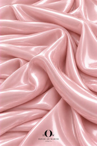 Imported pink liquid organza for dupattas and festive ethnicwear